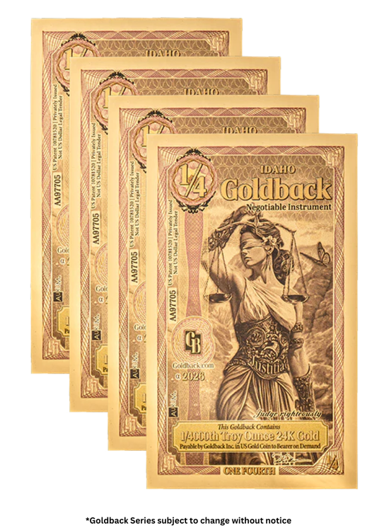 4 1/4 Idaho Goldbacks