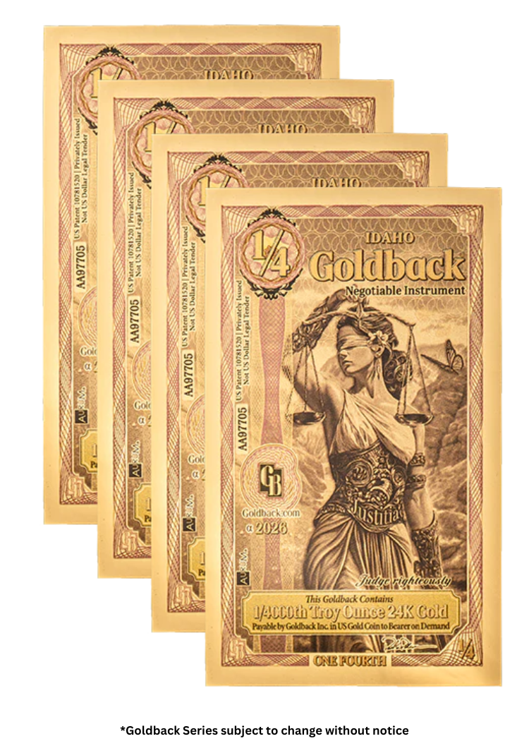 4 1/4 Idaho Goldbacks