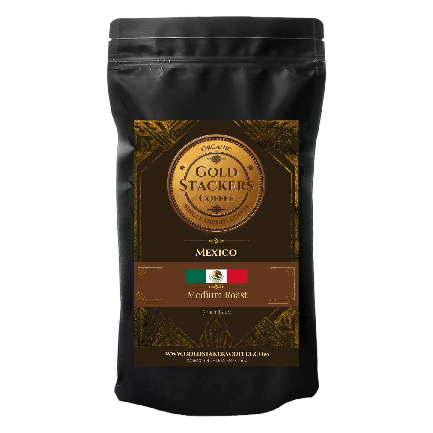 Gold Stackers 3lb Mexico Medium with 4 1/4 Goldbacks