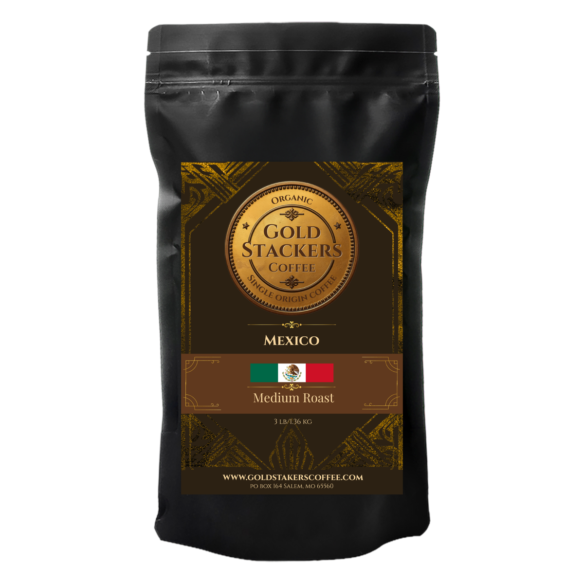 Gold Stackers 3lb Mexico Medium with 4 1/4 Goldbacks